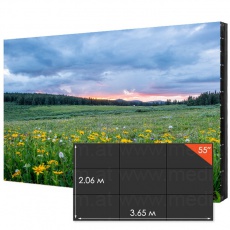 Videowall TH-55VF2H Display Solutions by Panasonic 3,65x2,06 Meter